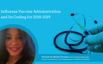 Influenza Vaccine Administration and Its Coding for 2018-2019