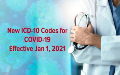 New ICD-10 Codes for COVID-19 Effective Jan 1, 2021