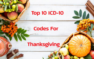 Top 10 ICD-10 Codes For Thanksgiving